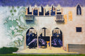 Dance of the Knights oil painting inspired by Verona’s Castelvecchio and the ballet Romeo and Juliet by Zuzana Kochankova