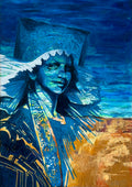 Like Water — original oil painting exploring tradition and feminine identity by Zuzana Kochankova