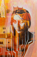 Queen of Bratislava — original oil painting inspired by the spirit and history of Bratislava and Maria Theresia by Zuzana Kochankova